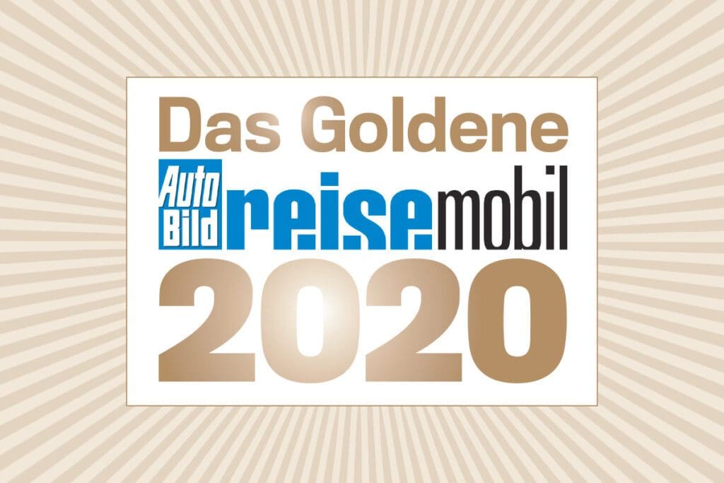 Logo des Goldenen Reisemobils 2020