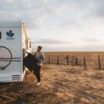 Motorhome on the North Sea