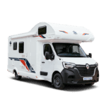 Motorhome with camper van