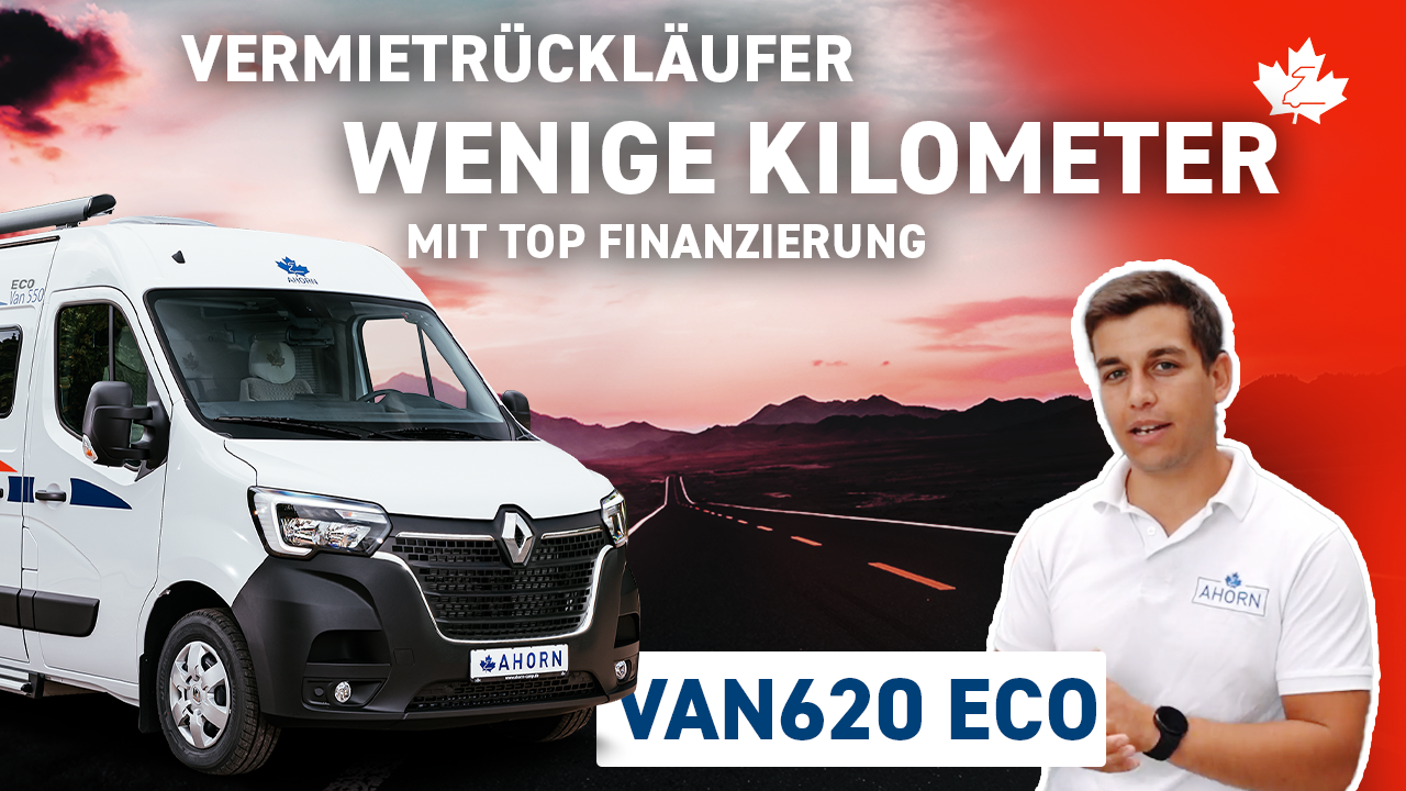 Vermietrückläufer, Wenige Kilometer und Top Finanzierung | Ahorn Camp Van 620 Eco