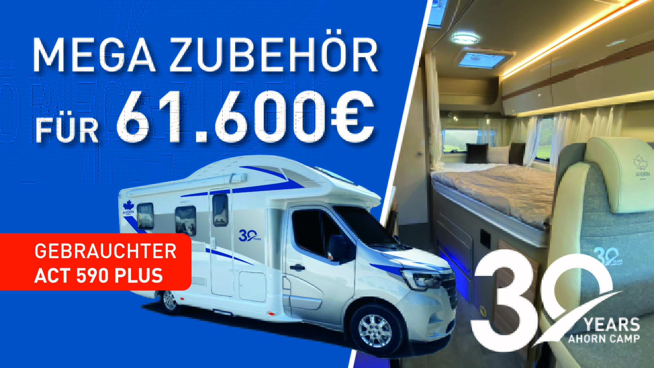 Mega Zubehör für 61.600€ beim gebrauchten Ahorn Camp ACT 590 Plus