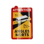 Autocollant d'avertissement Angles Morts