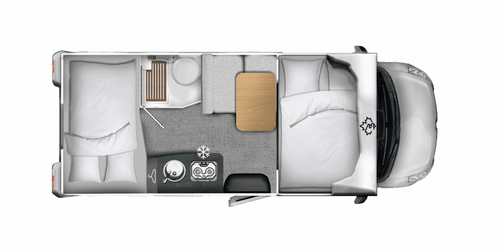 Grundriss des Ahorn Camp A 595